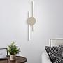 Venticello LED Ceiling Light 2-Light Aluminum Sand White 2
