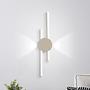 Venticello LED Ceiling Light 2-Light Aluminum Sand White 0