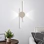 Venticello LED Ceiling Light 2-Light Aluminum Sand White 4