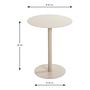 Borgou Side Table Cashmere Ø40 cm 2