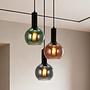 Almota Pendant Light 3-Light Stained Glass Multicolored 1