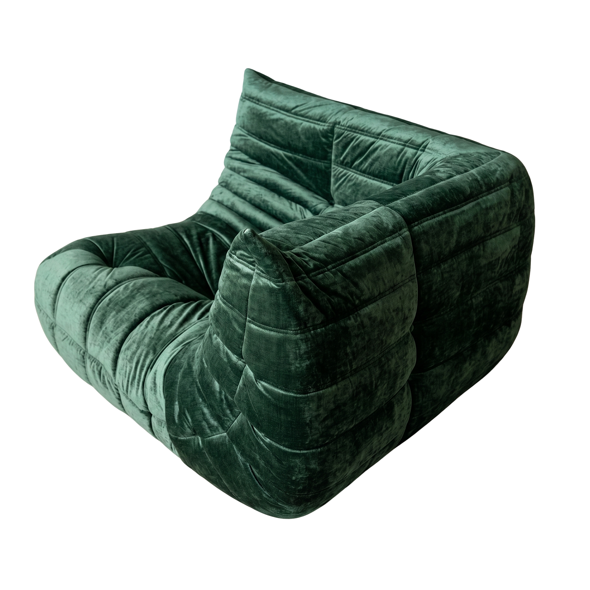 Togo Ecksofa Washed Samt Forest Grün 2