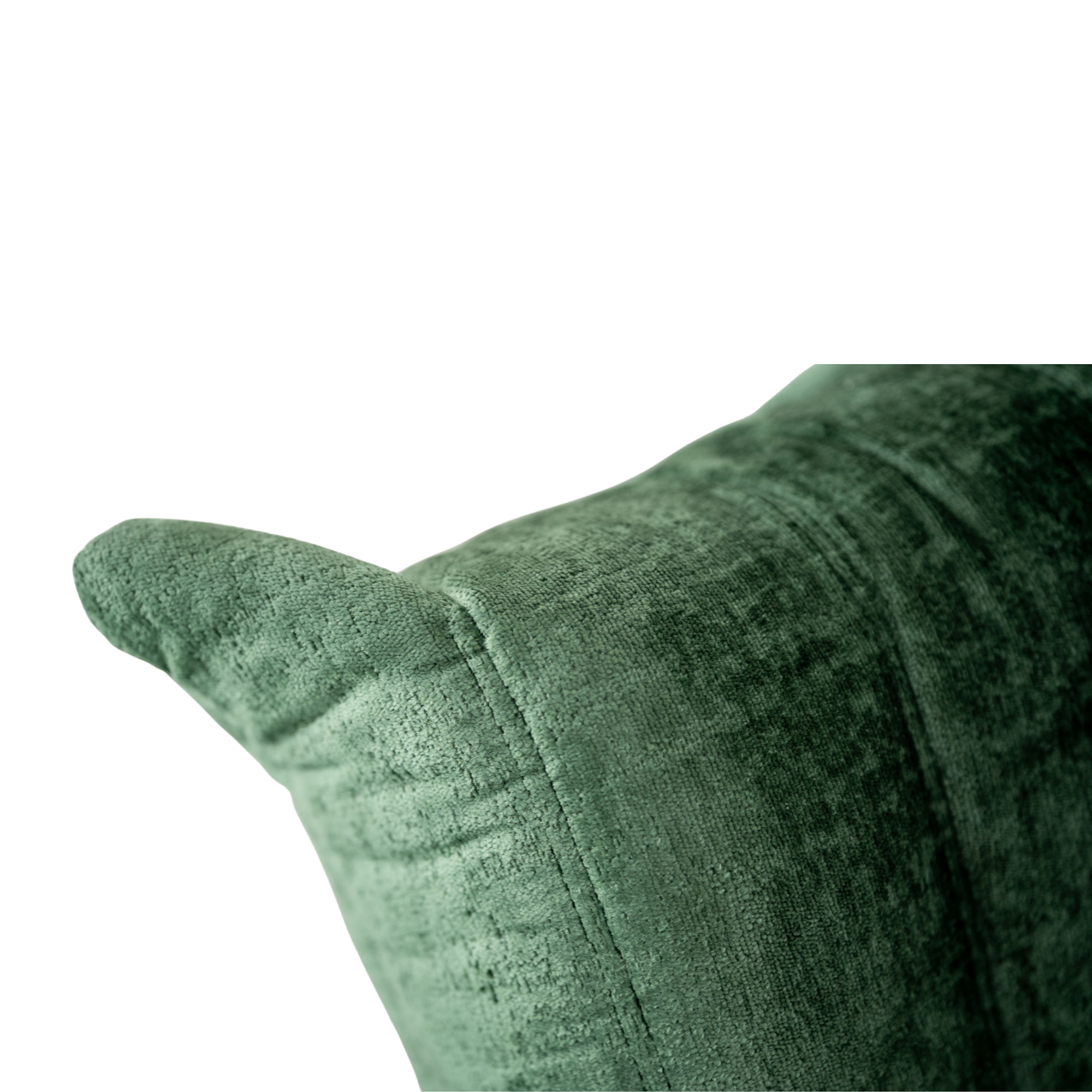 Togo Ottoman Washed Velvet Forest Green 1