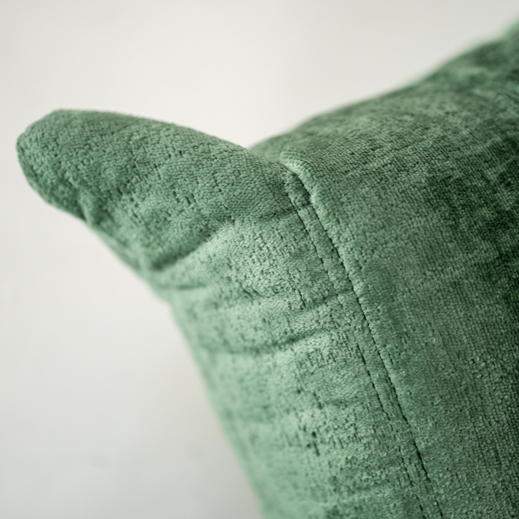 Togo Armchair Washed Velvet Forest Green 7