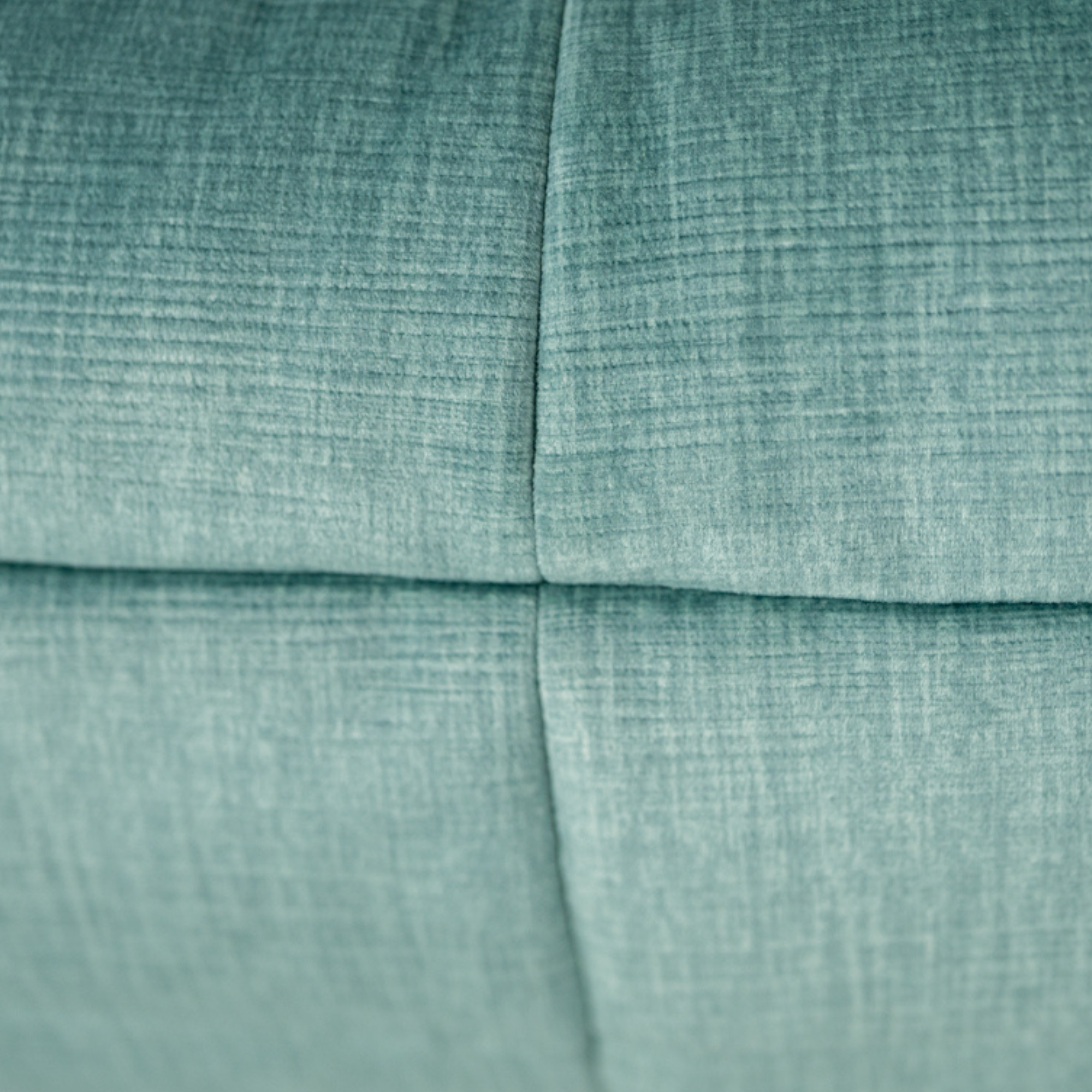 Togo Ottoman Corduroy Velvet Aqua 2
