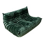 Togo Sofa 2-Sitzer Washed Samt Forest Grün 3