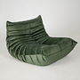 Togo Sessel Wave Rib Samt Moss Grün 1