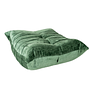 Togo Sessel und Ottoman Set Washed Samt Forest Grün 8