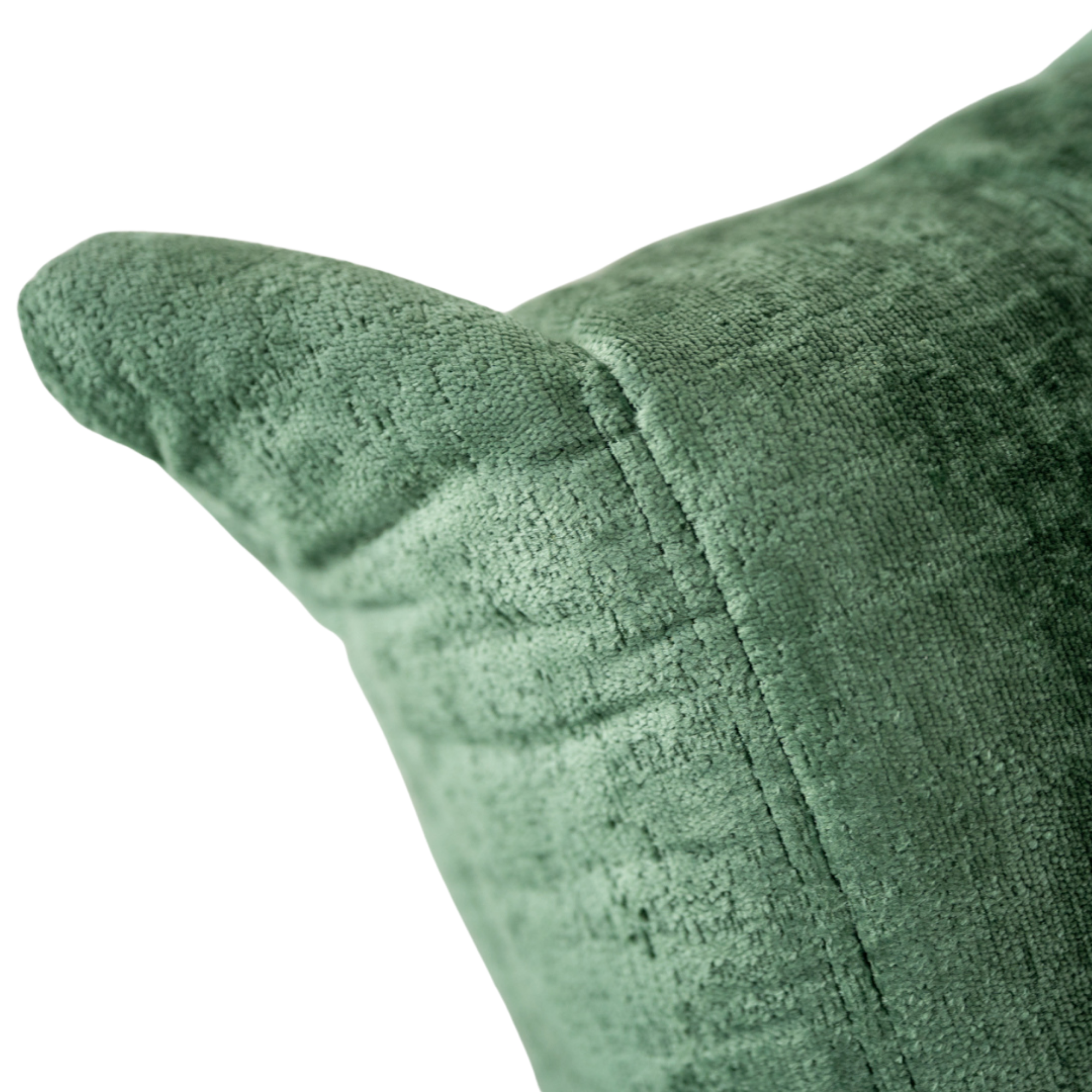 Togo Armchair and Ottoman Set Washed Velvet Forest Green 12