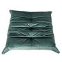 Togo Armchair and Ottoman Set Rib Velvet Spruce Green 3