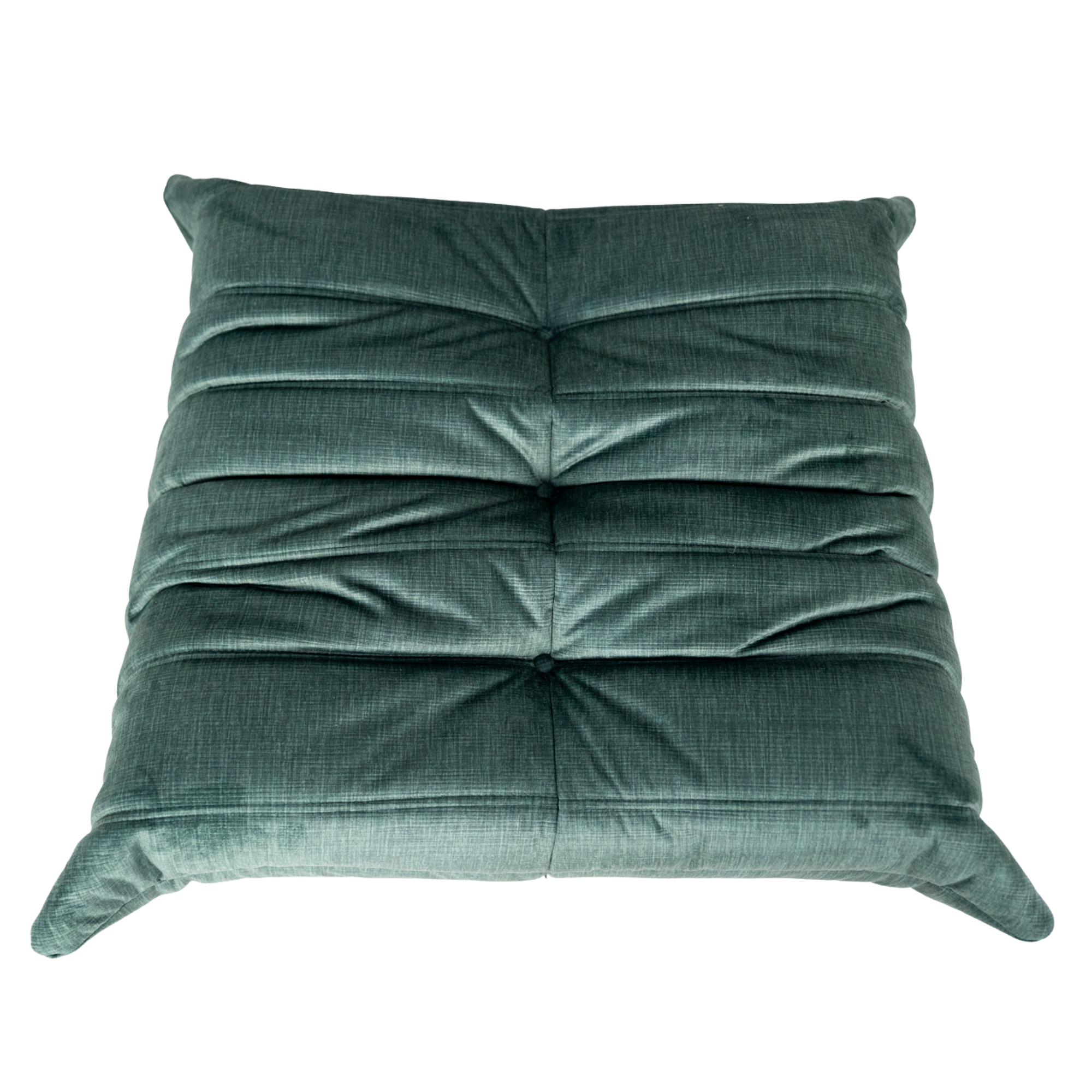 Togo Ottoman Rib Velvet Spruce Green 0