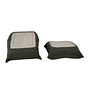 Togo Armchair and Ottoman Set Wave Velvet Olive Green 7