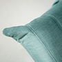 Togo Armchair and Ottoman Set Rib Velvet Aqua 9