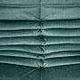 Togo Sessel Wave Rib Samt Aqua 7