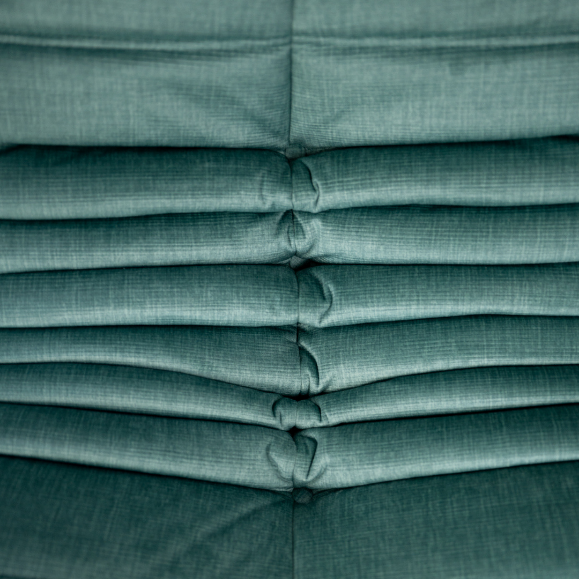 Togo Armchair Wave Rib Velvet Aqua 7