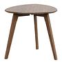 Fabianki Side Table Walnut Ø48 cm 0