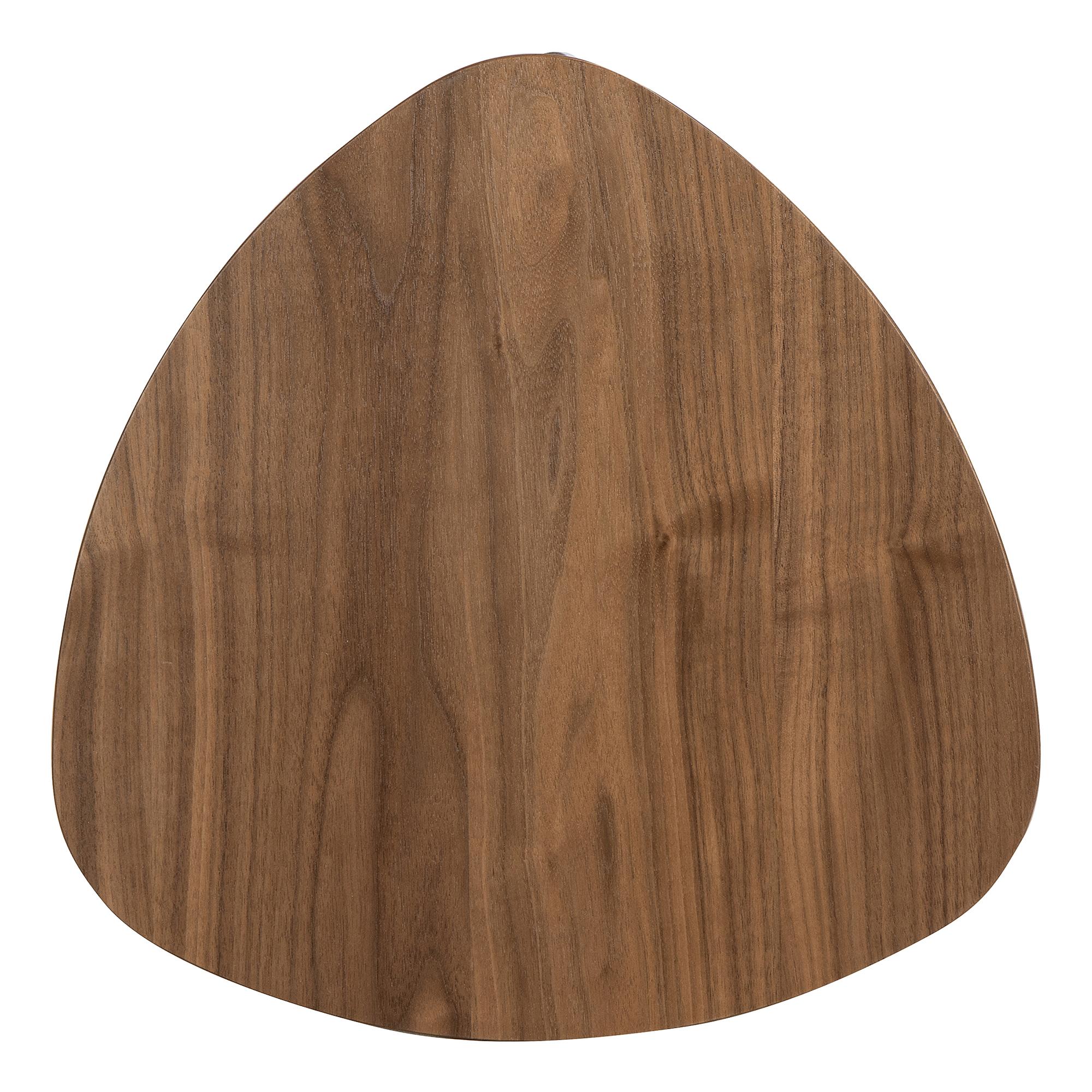 Fabianki Side Table Walnut Ø48 cm 1