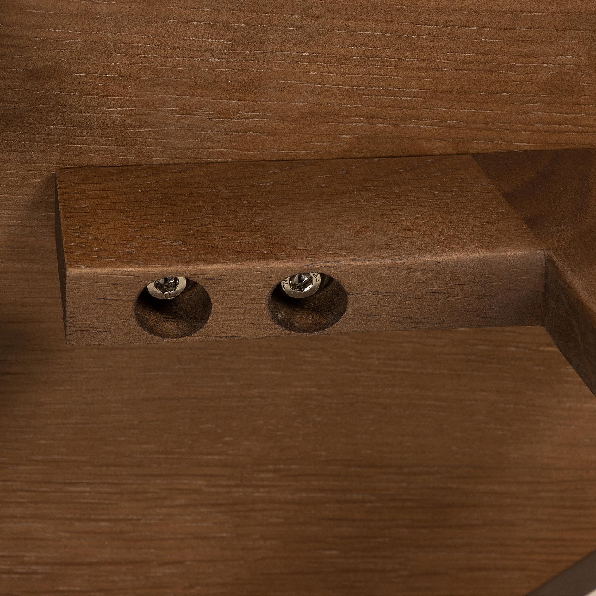 Fabianki Side Table Walnut Ø48 cm 4