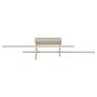 Trepiliano LED ceiling light 1-light aluminum sand 3