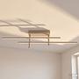 Trepiliano LED ceiling light 1-light aluminum sand 2