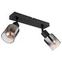 Hubertus Ceiling Light 2-Light Colored Glass Iron 4