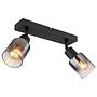 Hubertus Ceiling Light 2-Light Colored Glass Iron 3