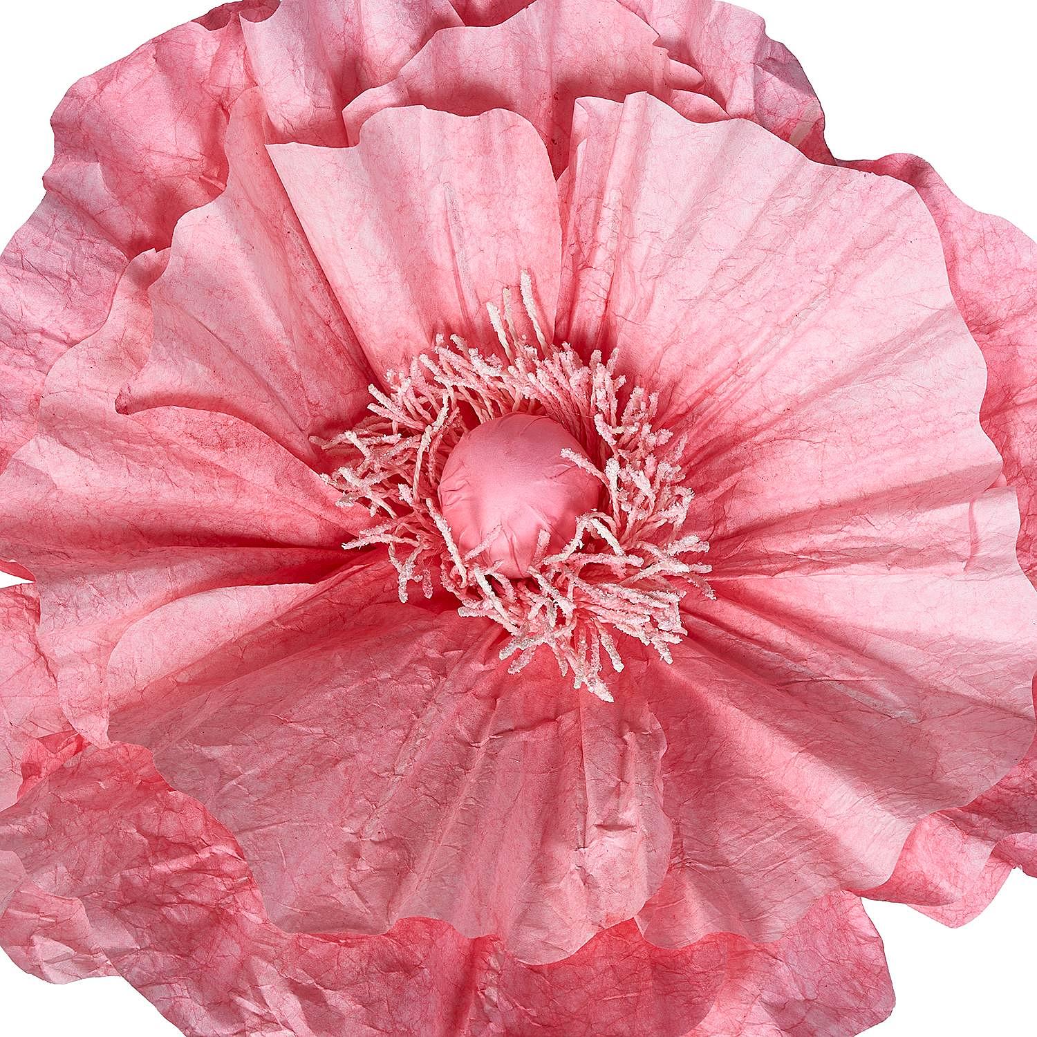 BLOOM Decorative Flower Paper Iron Pink 4