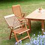 Comodoro Folding Chair Solid Eucalyptus 1
