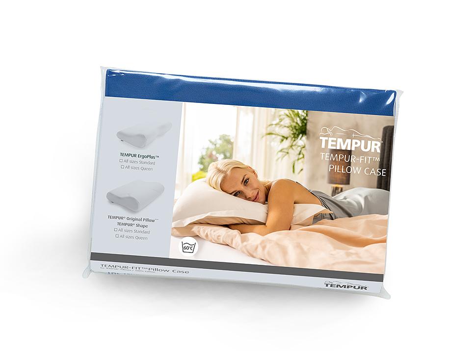 TEMPUR® Jersey-Kissenbezug Ombracio 60 x 50 cm Blau 1
