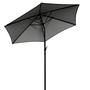 Parasol SIESTA Aluminum / Polyester Grey 250 cm 1