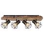 Priska Ceiling Spotlight Type B 4-Light Iron Acrylic Glass 3