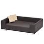 Candy Dog Sofa Faux Leather Brown 0