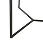 Ossofo Coffee Table Solid Oak Metal Ø60 cm 2