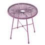 Copacabana Set of 3 Seating Group Steel Polyrattan Lavender 4