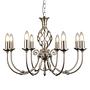 Zanzibar Chandelier 8-Light Steel Silver 0