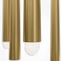 Cascade LED Pendant Light 5-Light Aluminum Brass 1