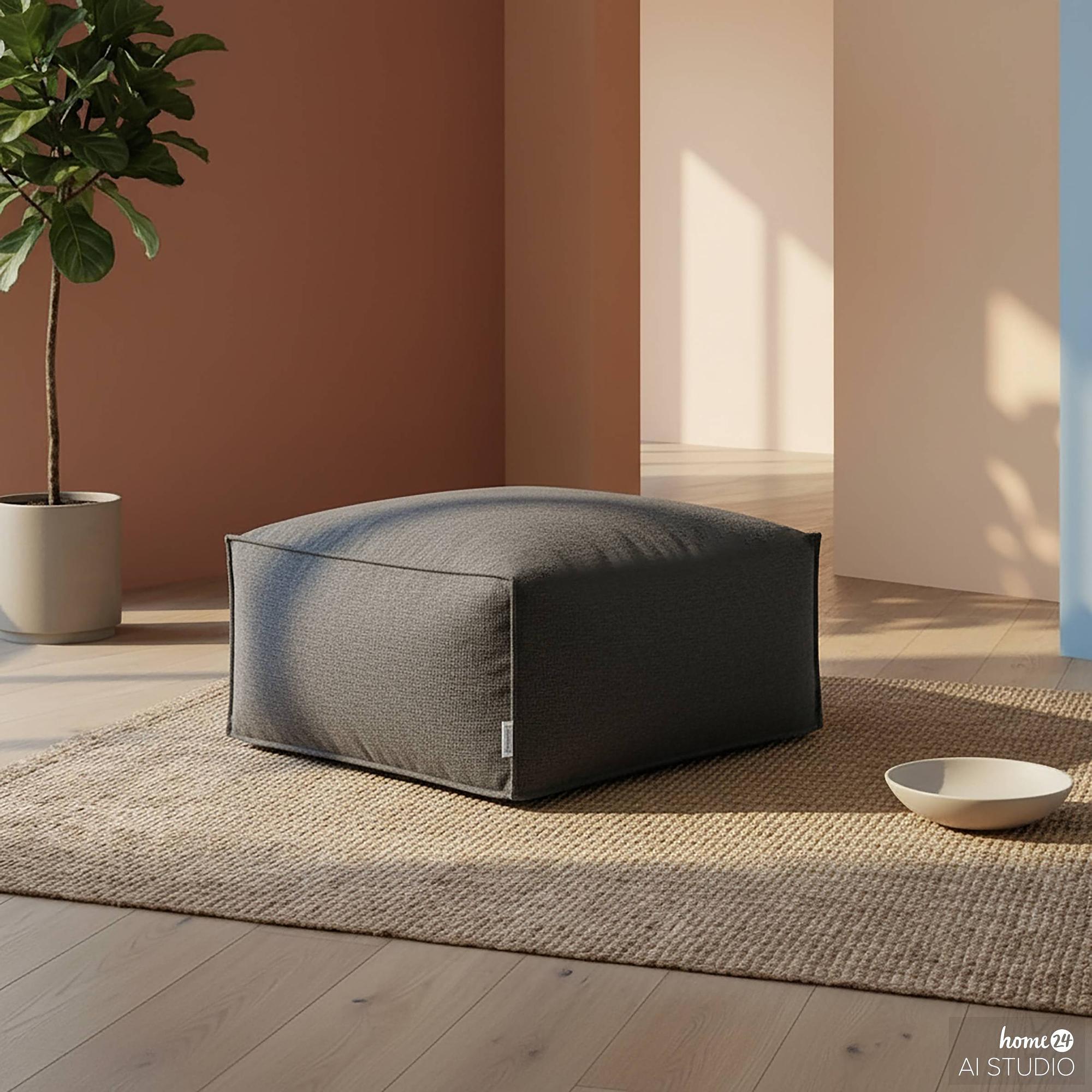 ReLaX!BaG Ottoman Woven Fabric Anthracite 3
