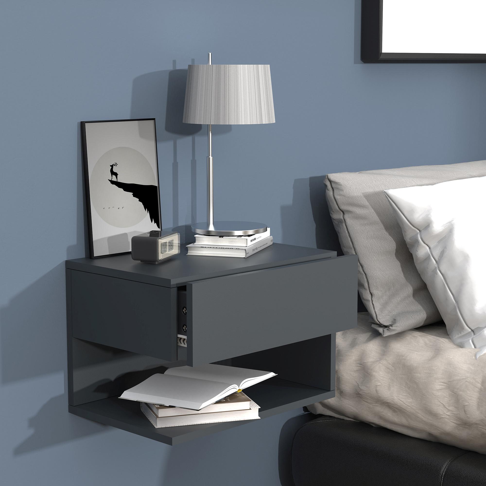 Usal XL Hanging Nightstand Black 2