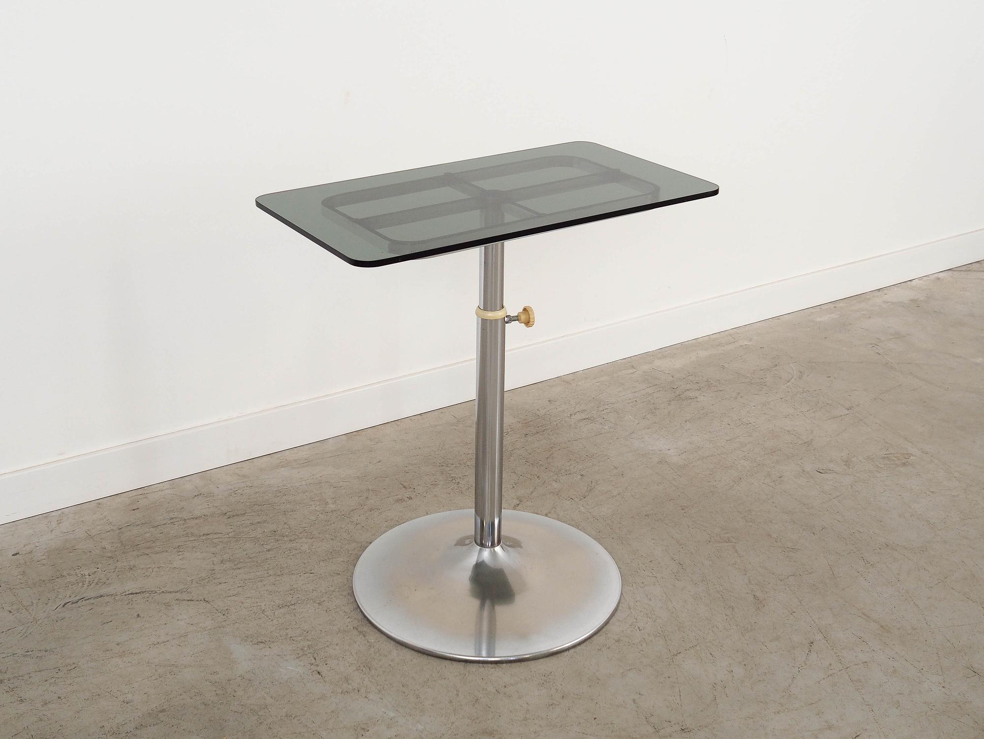 Coffee table glass 1970s 2