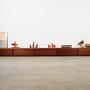 Mahogany Lowboard Brown 1970s 1