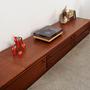 Mahogany Lowboard Brown 1970s 3