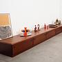 Mahagoni-Lowboard Braun 1970er Jahre  2