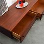 Mahogany Lowboard Brown 1970s 9
