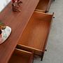 Mahogany Lowboard Brown 1970s 10