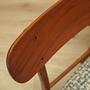 Set of four teak chairs 1970s Brown 6