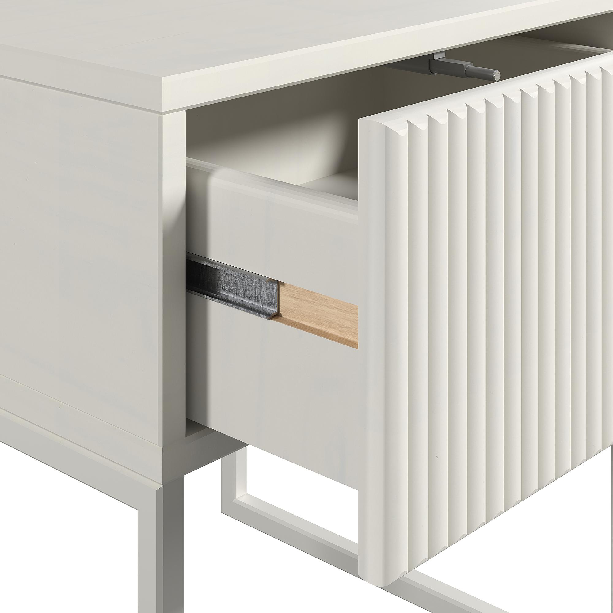 SKAO Nightstand Solid Cashmere 44x40 cm 4