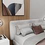 Oslo Wall Lamp Steel Smoked Glass White Black 3