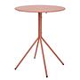 RENDEZVOUS Bistro Table Steel Orange Red Ø60 cm 0