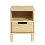 HAIYO Nightstand Solid Pine 1