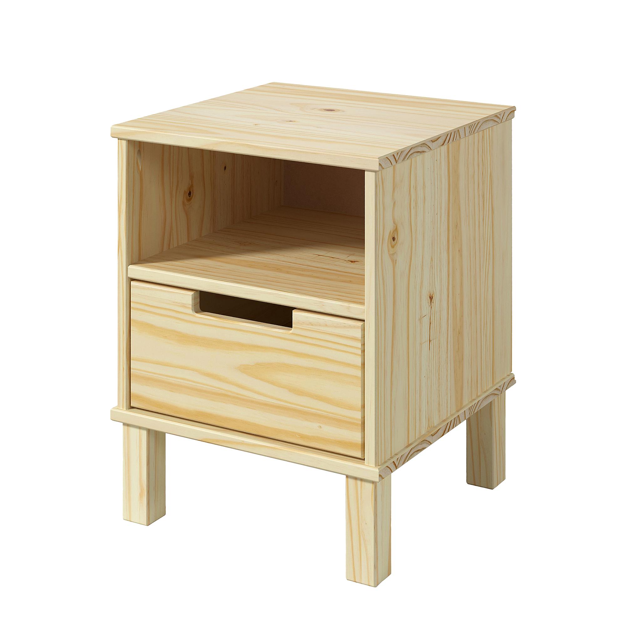HAIYO Nightstand Solid Pine 0